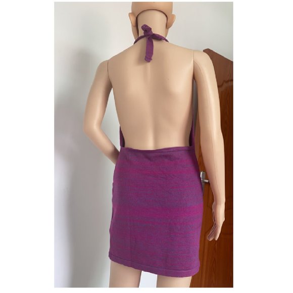 Sexy Backless Halter Dress Bodycon Micro Mini Dress Party - Picture 6 of 10